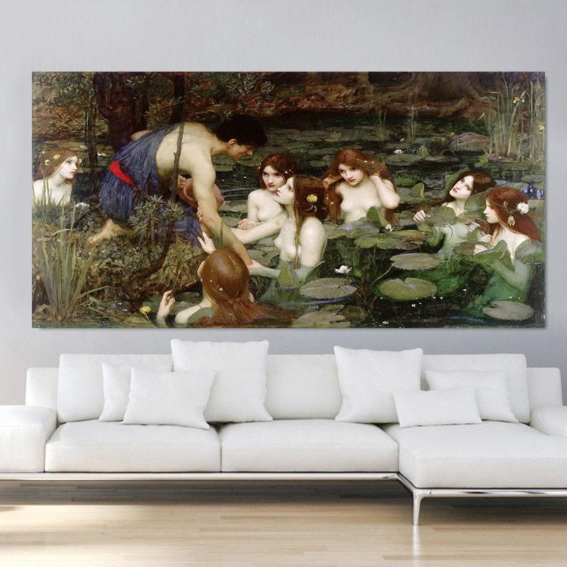 Citon William Waterhouse Hylas and the Nymphs ĵ..